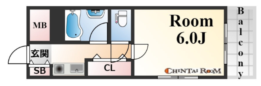 ディアコート岡畑の間取り