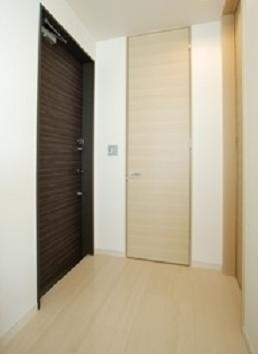 港区海岸１丁目の賃貸マンションの玄関