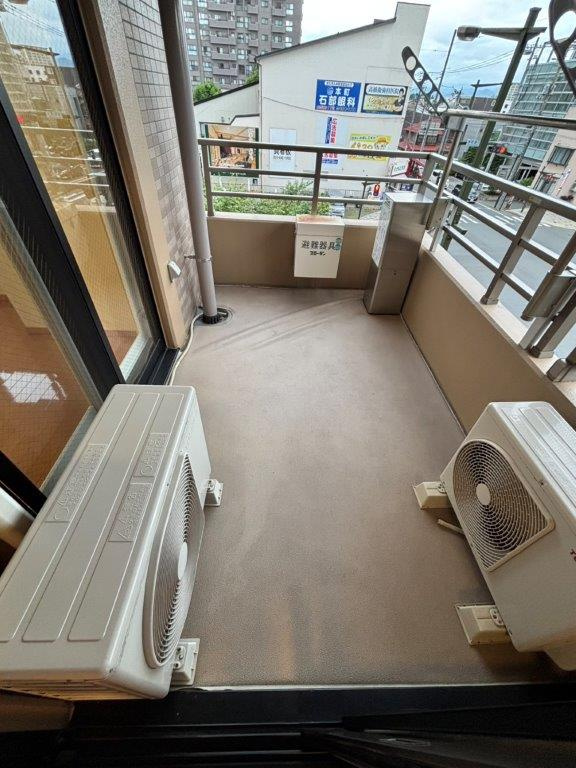 ジェネラスマンション医大前のバルコニー