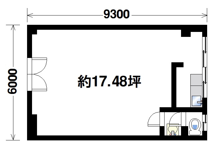 井田マンションの間取り