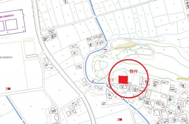 総社市三輪　建築条件付き土地