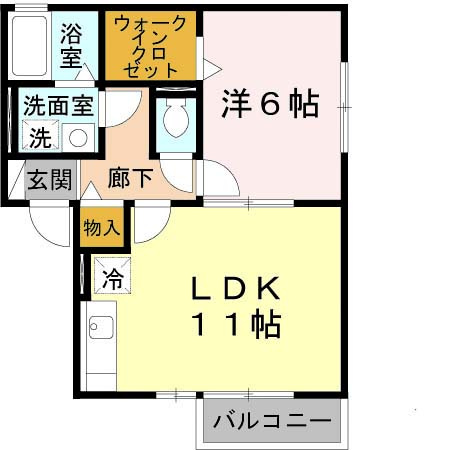 【間取り】 | ソレーユ植松