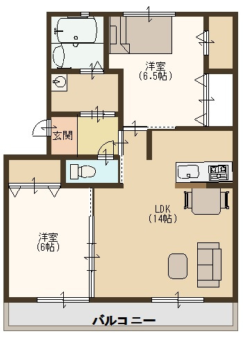 カリスの外観|カリス（倉敷市連島町連島）賃貸マンション
