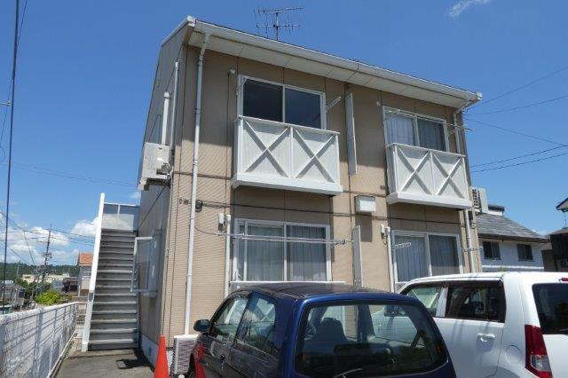 倉敷市中庄のアパートの外観