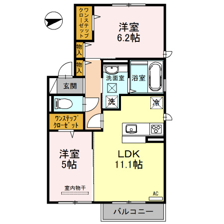 ウィット八平の間取り