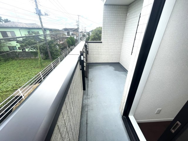 茂原市長尾貸家A棟のバルコニー