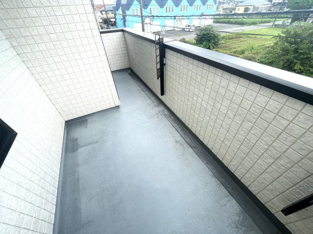 茂原市長尾貸家A棟のバルコニー