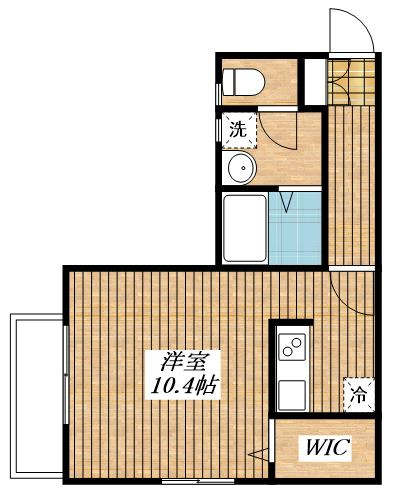 フラッツみゆきの間取り