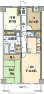 【間取り】 | ライオンズマンションたまプラーザ第6 | 間取り図