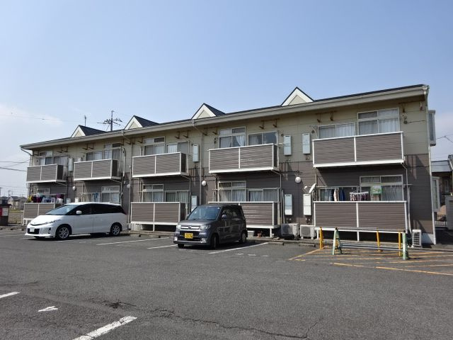 都窪郡早島町前潟のアパートの外観