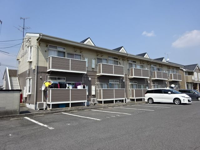 都窪郡早島町前潟のアパートの外観