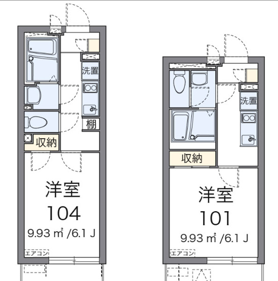 【間取り】 | スペランツァII号館