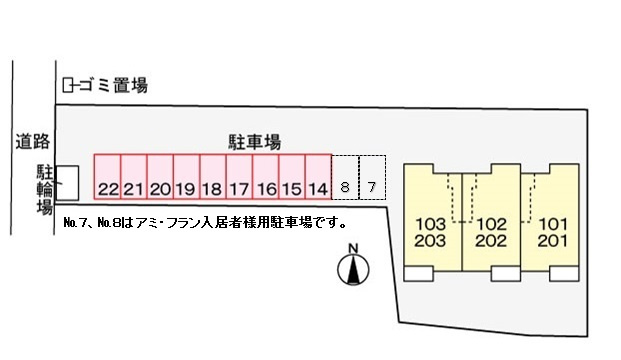 ミル・フランの区画図