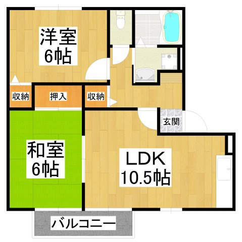 【間取り】 | ソレジオ北野田