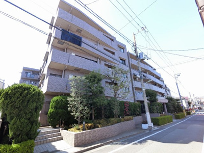 【外観】 | ナイスアーバン洗足池公園 | 南西角部屋・2面バルコニーで陽当り・通風良好！