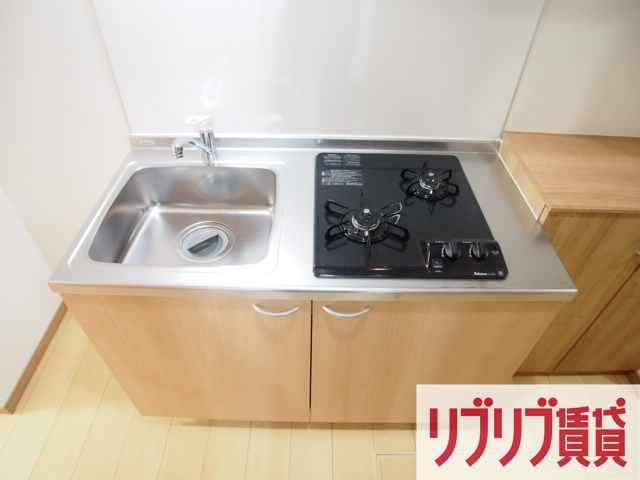 フラットテラスのキッチン