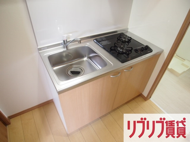 フラットテラスのキッチン