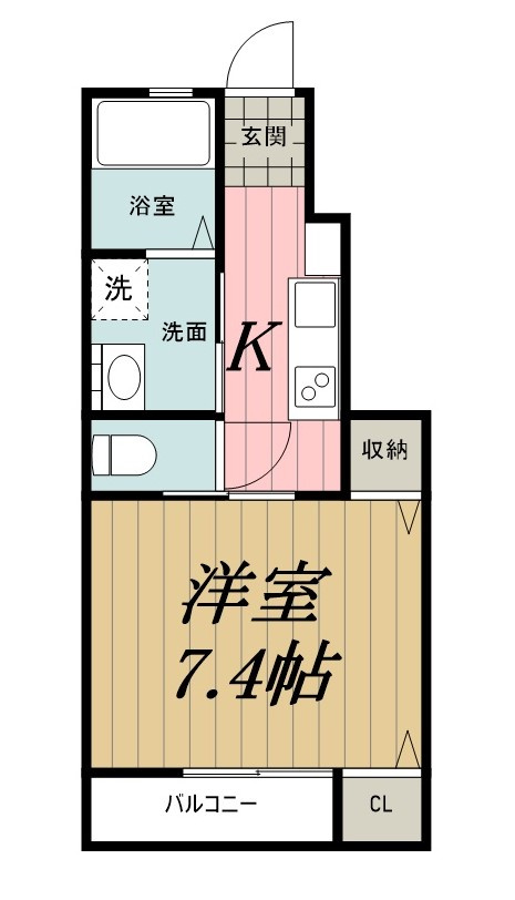 フラットテラスの間取り
