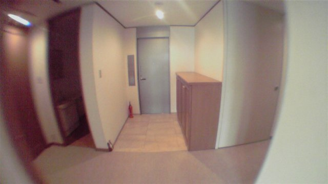 港区六本木３丁目の賃貸マンションの玄関|フローリングにリノベーション