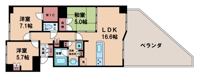 【間取り】 | ブランズ帝塚山