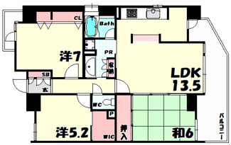 【間取り】 | アーバネックス元町通