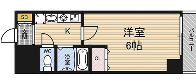 【間取り】 | エスリード福島駅前