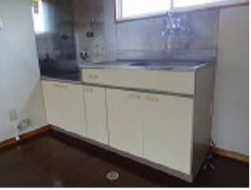 サバービアヨシヨ Ａのキッチン|調理台もあり使いやすいキッチンです☆