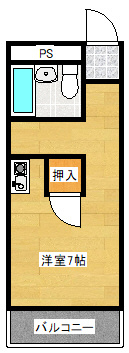 ラフォーレ白山の間取り