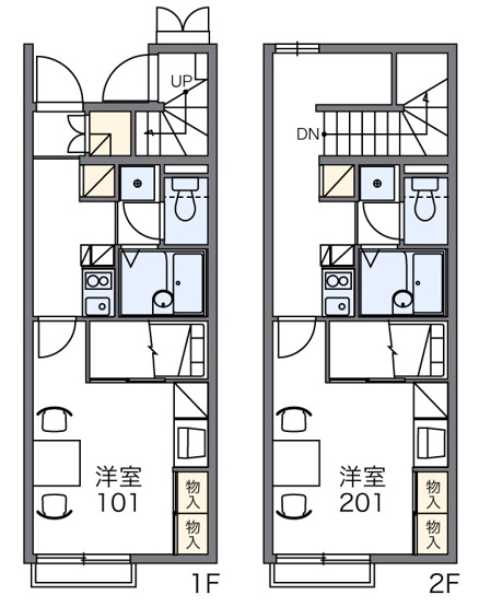 【間取り】 | パピヨンＡ