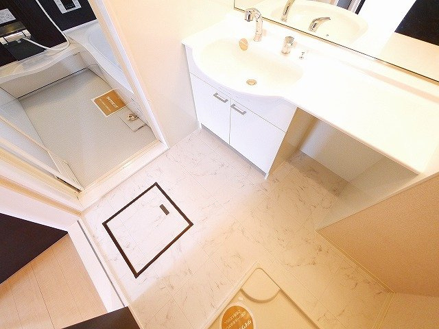 calme villageさいおんじの洗面所|忙しい朝には欠かせない洗面所です