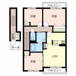 【間取り】 | シャーメゾンＳＴ逢坂