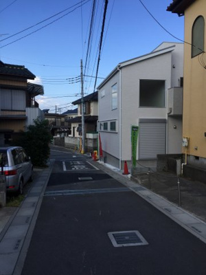 【前面道路含む現地写真】 | 上尾市緑丘 新築デザイナーズ住宅 | 前面道路含む現地写真です