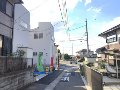 【前面道路含む現地写真】 | 上尾市緑丘 新築デザイナーズ住宅 | 前面道路含む現地写真です