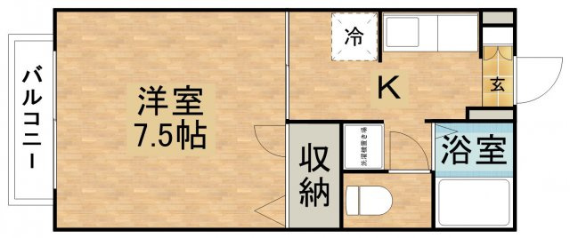 【間取り】 | ディアス元町Ａ