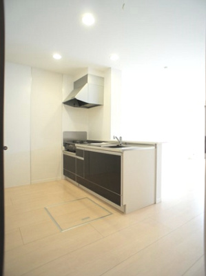 【キッチン】 | ピコロモンドA | スッキリとしたキッチンスペース！ガスコンロ付きです♪