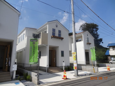 【前面道路含む現地写真】 | さいたま市緑区三室　 新築デザイン住宅全3棟　残1棟 | 前面道路含む現地写真です