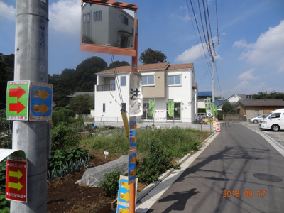 【前面道路含む現地写真】 | さいたま市緑区三室　 新築デザイン住宅全3棟　残1棟 | 新規公開さいたま市緑区三室　 新築デザイン住宅全3棟　前面道路含む現地写真です。