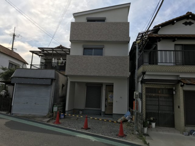 【外観】 | 摂津市昭和園新築一戸建て | 間もなく完成