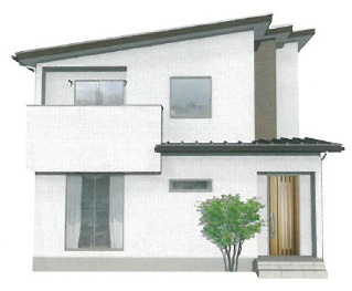 玉島乙島　６区画分譲地の外観パース