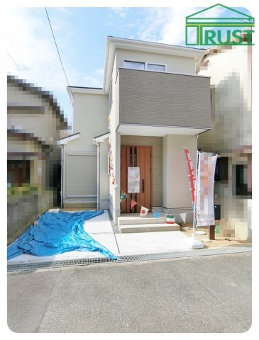 明石市第15魚住町西岡　新築戸建の外観|サッシは樹脂サッシ