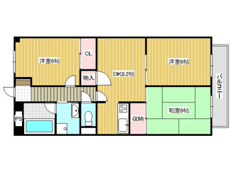【間取り】 | イッツ明石 | 間取り図