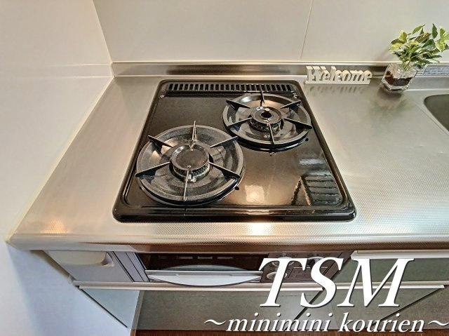 マ・メゾン寝屋川のキッチン|２口ガスコンロ