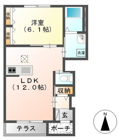 アンサンブルⅠの間取り