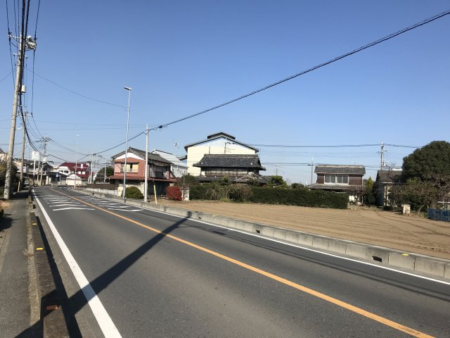 鴻巣市広田の売地の外観