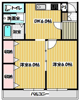 エリーナプラザ天神南の間取り