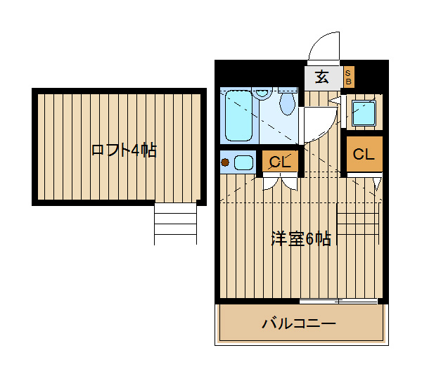 【間取り】 | コーポツーピース