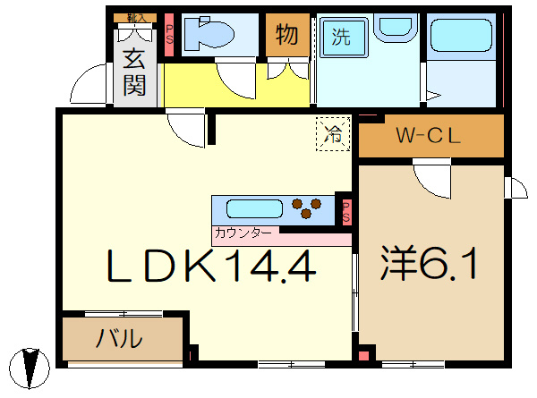 【間取り】 | Casa le beau temps