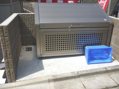 【その他共用部分】 | リヴェール白鳥 | 敷地内ごみ置き場でごみ出しもらくらく～♪忙しい社会人さんや主婦さんにもうってつけ！