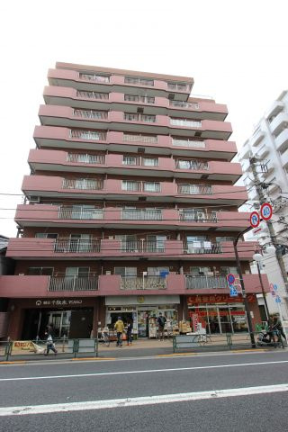 朝日千駄木マンションの外観