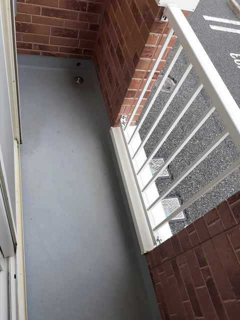 アブニールXVのバルコニー